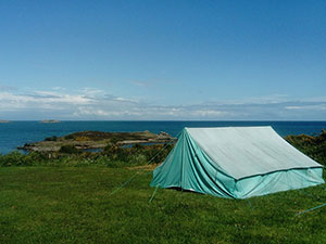 Campsite, Pelistry Farm Isles of Scilly
